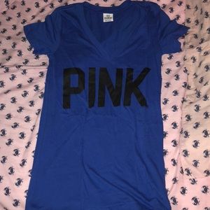PINK v neck